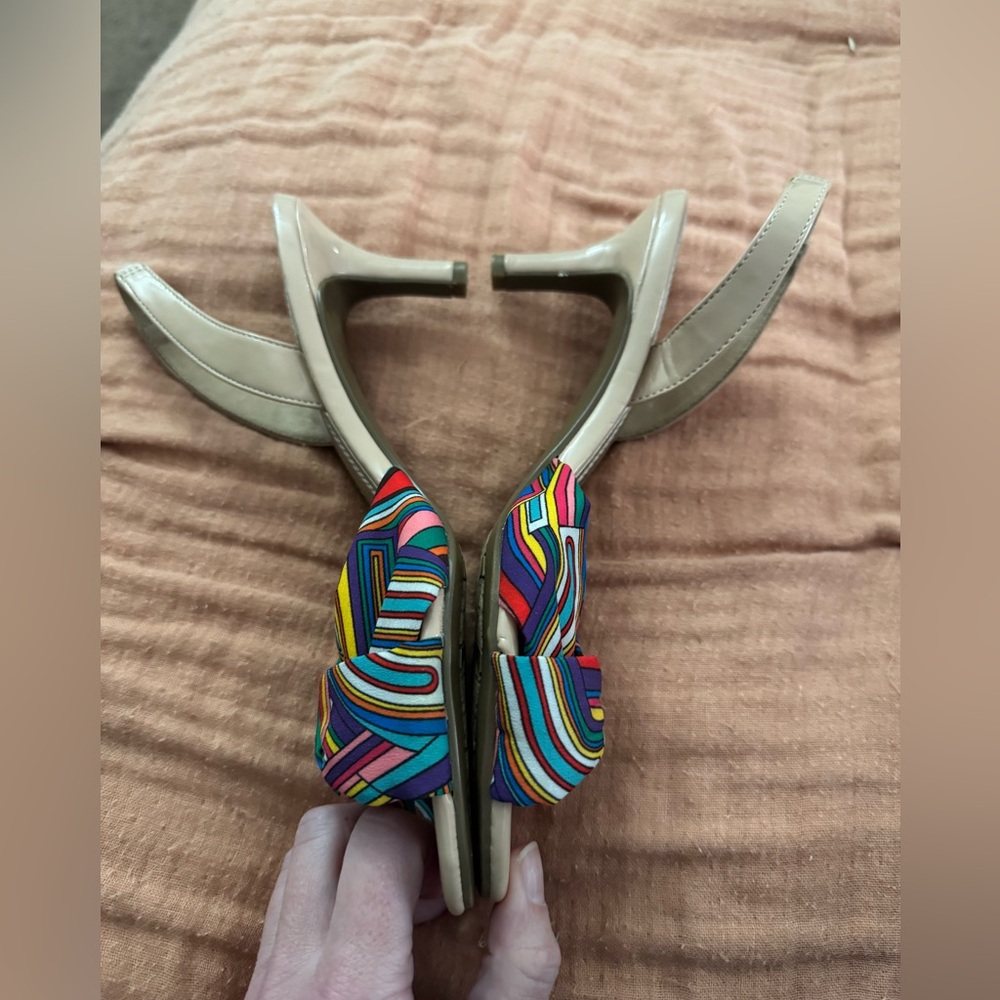 Colorful Slingback Sandals - Picture 2 of 5